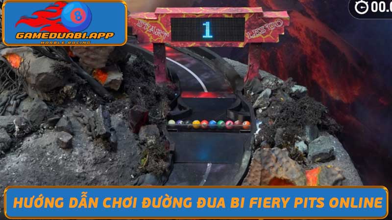 Đường Đua Bi Fiery Pits Online Đường Đua Rực Lửa